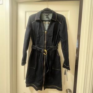 Inc international concepts stretch denim dress or jacket, size 8 new with tags